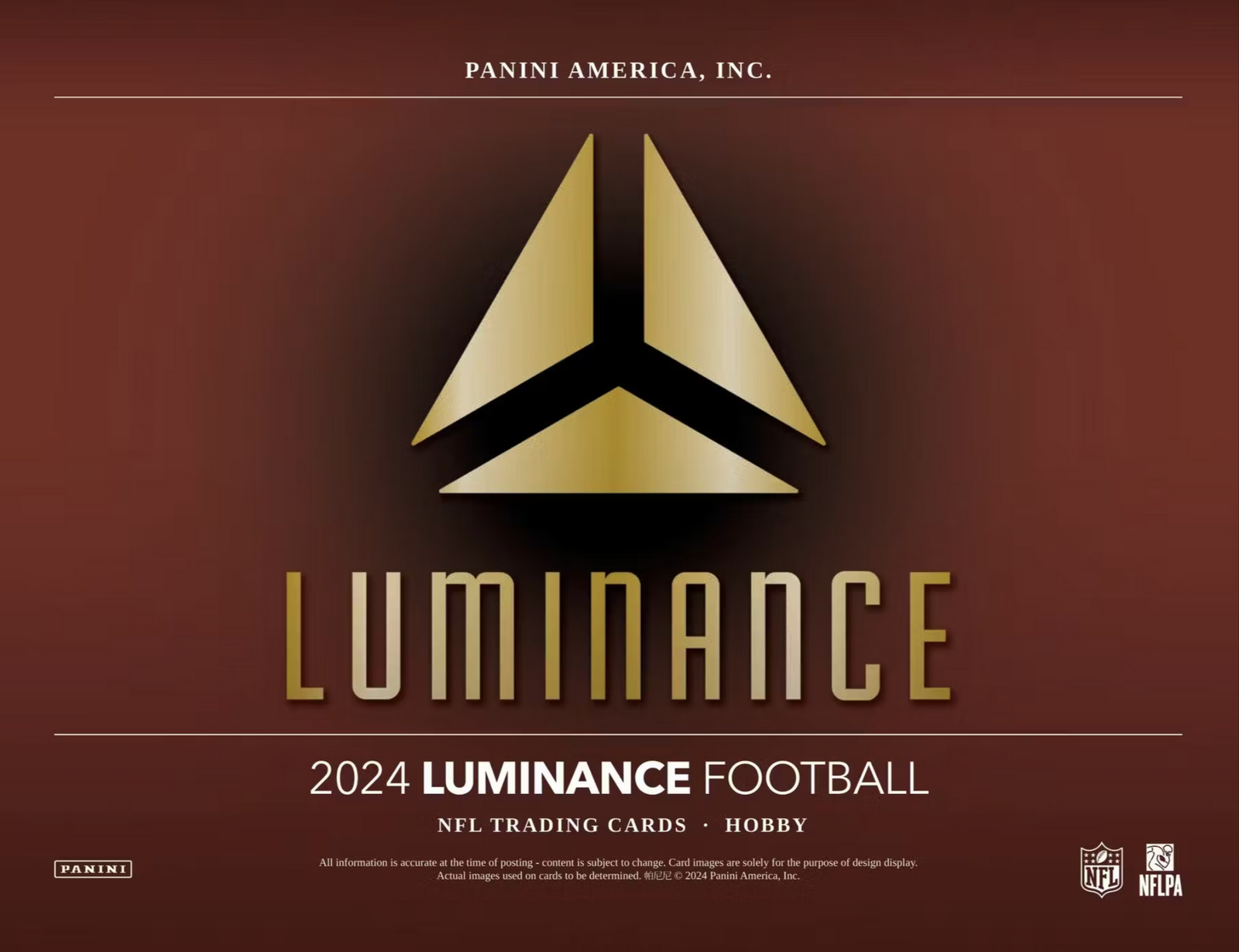 2024 Panini Luminance Football Hobby Trading Cards
