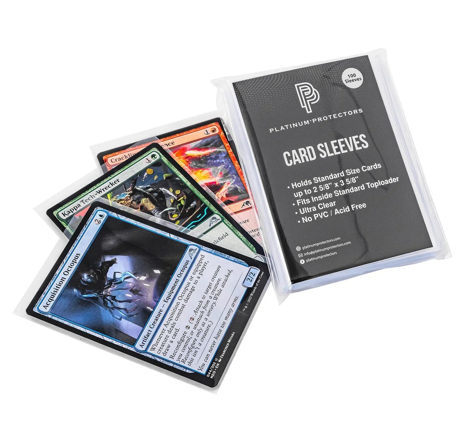 Soft Penny Sleeves - 100 or 500 Pack Bulk (Pokemon or MTG or Sports Cards)
