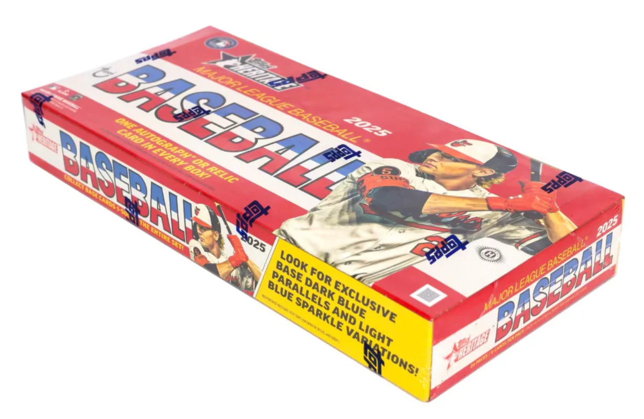 2025 Topps Heritage Baseball Hobby Trading Cards