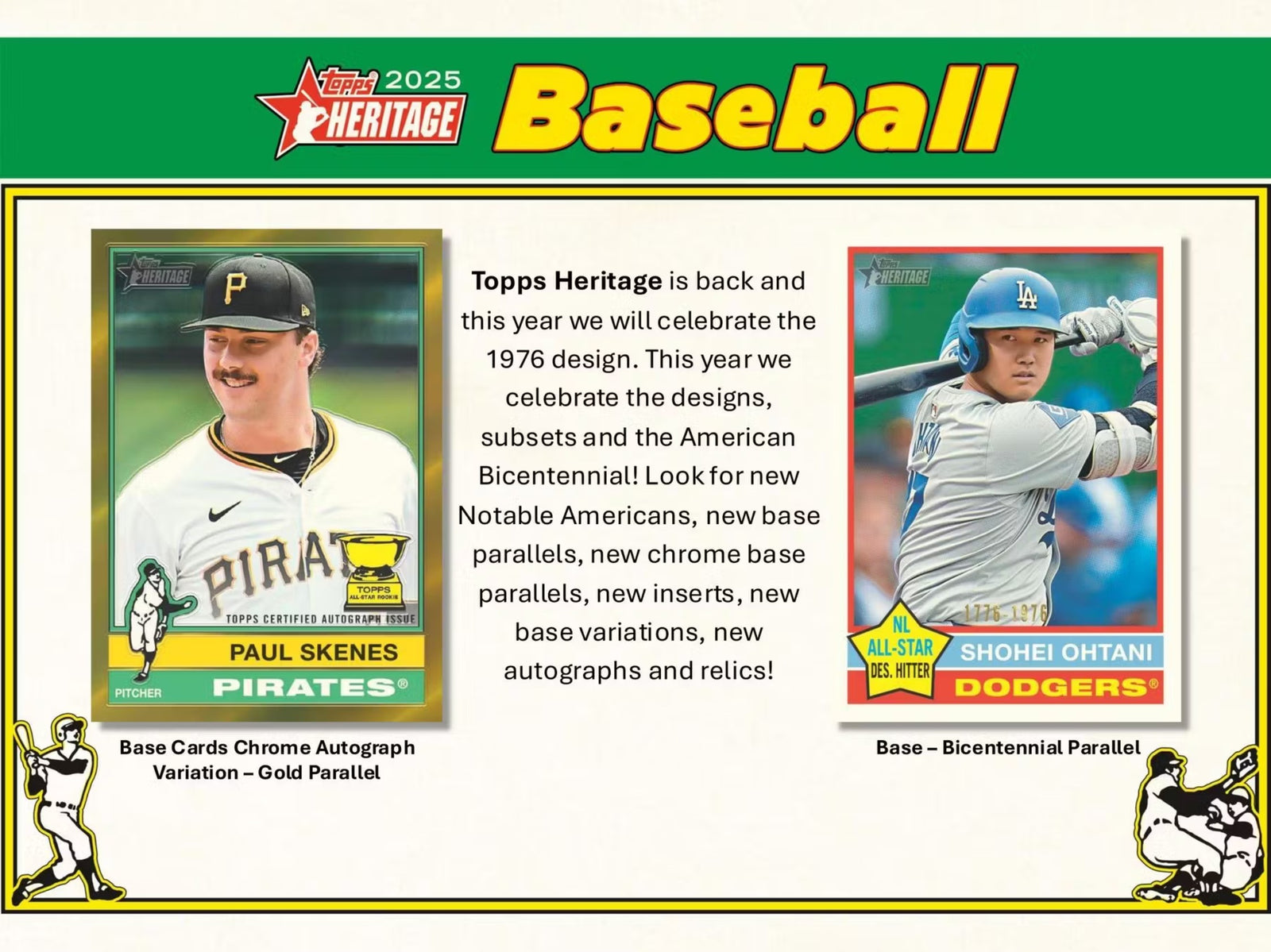 2025 Topps Heritage Baseball Hobby Trading Cards
