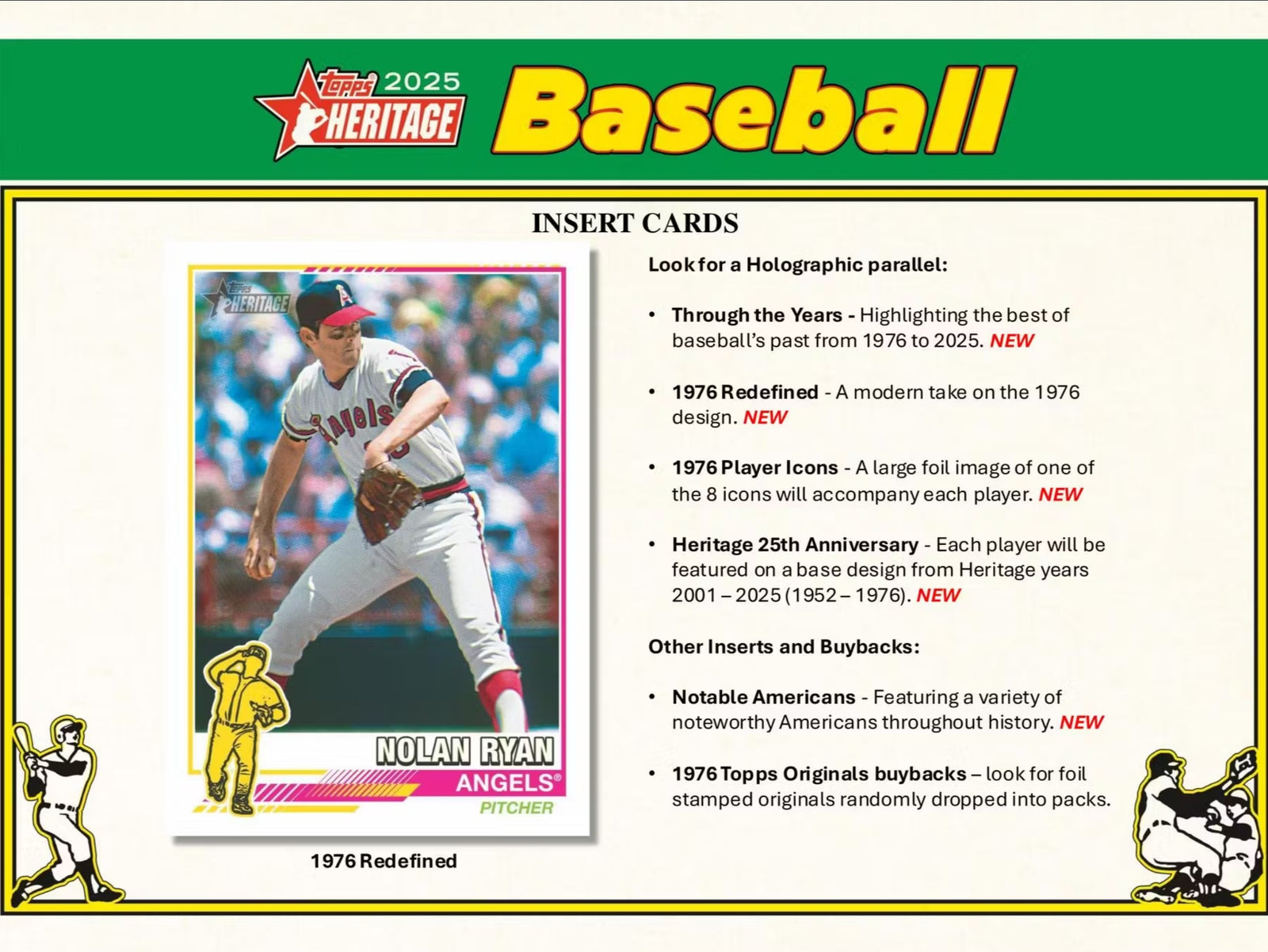 2025 Topps Heritage Baseball Hobby Trading Cards