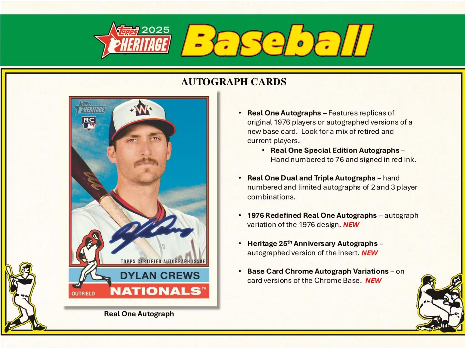 2025 Topps Heritage Baseball Hobby Trading Cards