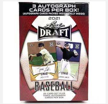 2021 Leaf Draft Baseball Blasters Trading Cards