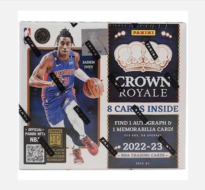 2022-23 Panini Crown Royale Basketball Hobby Trading Cards