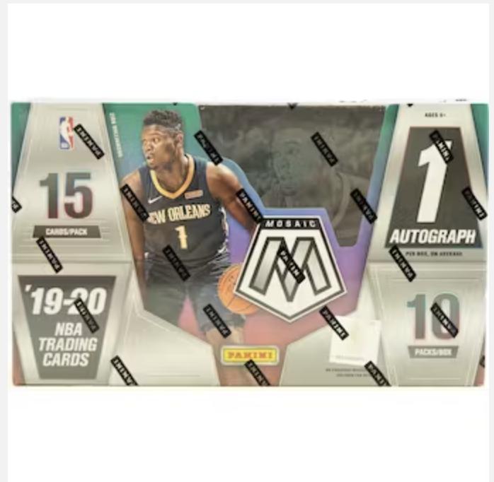 2019-20 Panini Mosaic Basketball Hobby Trading Cards