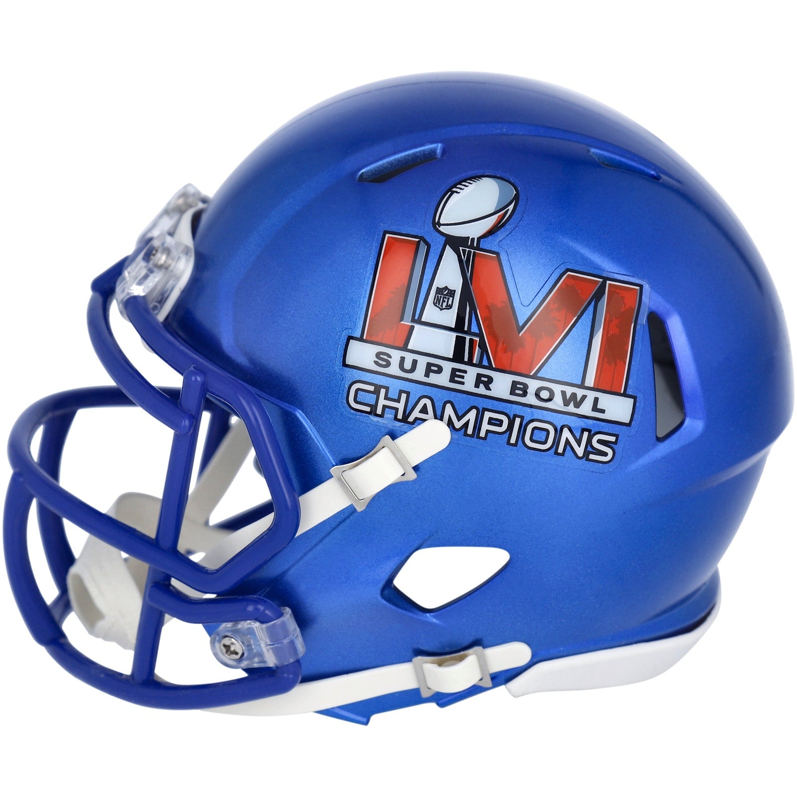 Aaron Donald Los Angeles Rams Fanatics Authentic Autographed Super Bowl LVI Champions Riddell Speed Mini Helmet - The Ballers Bank