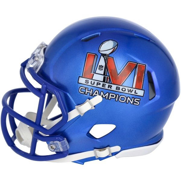 Aaron Donald Los Angeles Rams Fanatics Authentic Autographed Super Bowl LVI Champions Riddell Speed Mini Helmet - The Ballers Bank