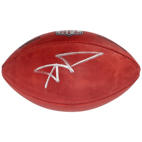 Aaron Donald Los Angeles Rams Fanatics Authentic Autographed Wilson Duke Full Color Pro Football - The Ballers Bank