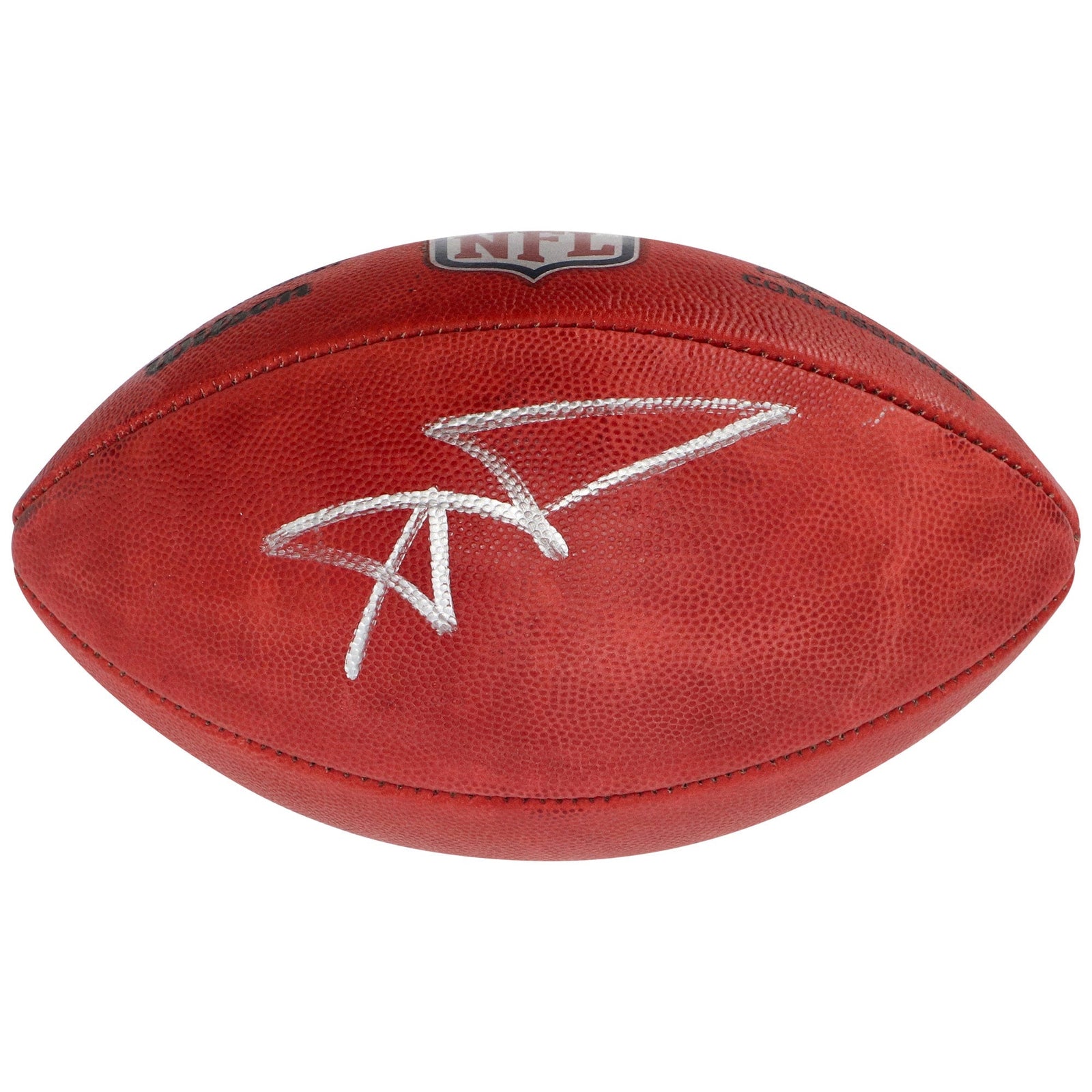 Aaron Donald Los Angeles Rams Fanatics Authentic Autographed Wilson Duke Full Color Pro Football - The Ballers Bank
