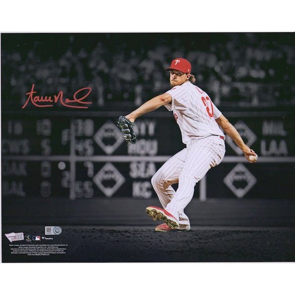 Aaron Nola Philadelphia Phillies Fanatics Authentic Autographed 11" x 14" Spotlight Photograph - The Ballers Bank