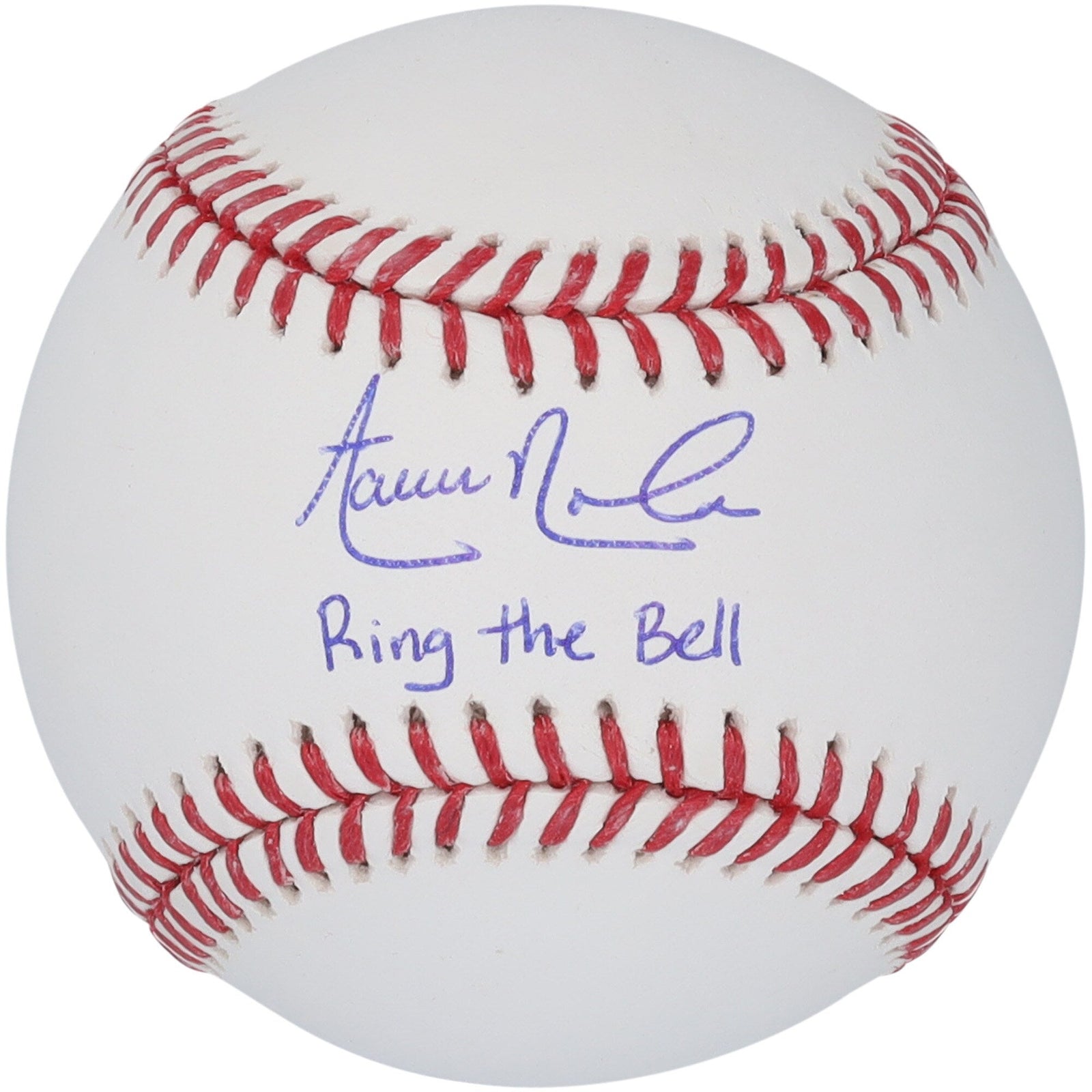Aaron Nola Philadelphia Phillies Fanatics Authentic Autographed Baseball with "Ring The Bell" Inscription - The Ballers Bank