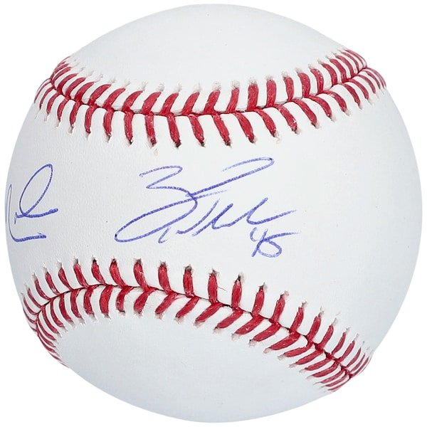 Aaron Nola & Zack Wheeler Philadelphia Phillies Fanatics Authentic Autographed Baseball - The Ballers Bank