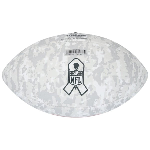 Abdul Carter New York Giants Autographed Fanatics Authentic Wilson 2024 Salute To Service Football - The Ballers Bank
