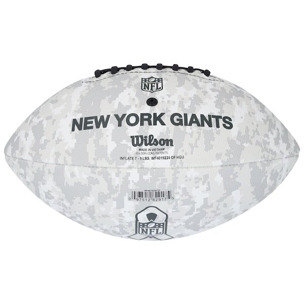 Abdul Carter New York Giants Autographed Fanatics Authentic Wilson 2024 Salute To Service Football - The Ballers Bank