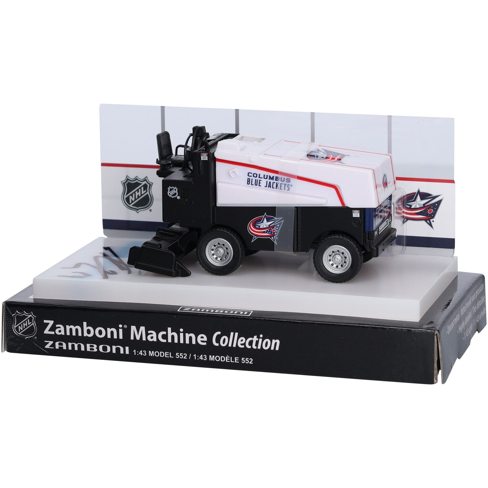 Adam Fantilli Columbus Blue Jackets Autographed Fanatics Authentic 1:43 Scale Die - Cast Zamboni - The Ballers Bank