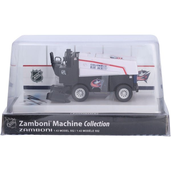 Adam Fantilli Columbus Blue Jackets Autographed Fanatics Authentic 1:43 Scale Die - Cast Zamboni - The Ballers Bank