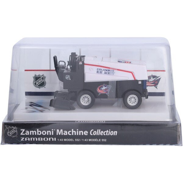 Adam Fantilli Columbus Blue Jackets Autographed Fanatics Authentic 1:43 Scale Die - Cast Zamboni - The Ballers Bank