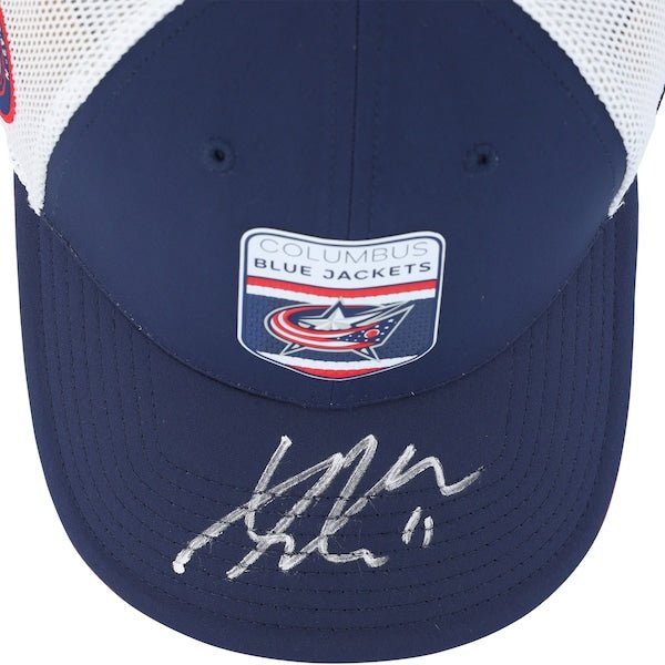 Adam Fantilli Columbus Blue Jackets Autographed Fanatics Authentic 2023 NHL Draft Cap - The Ballers Bank