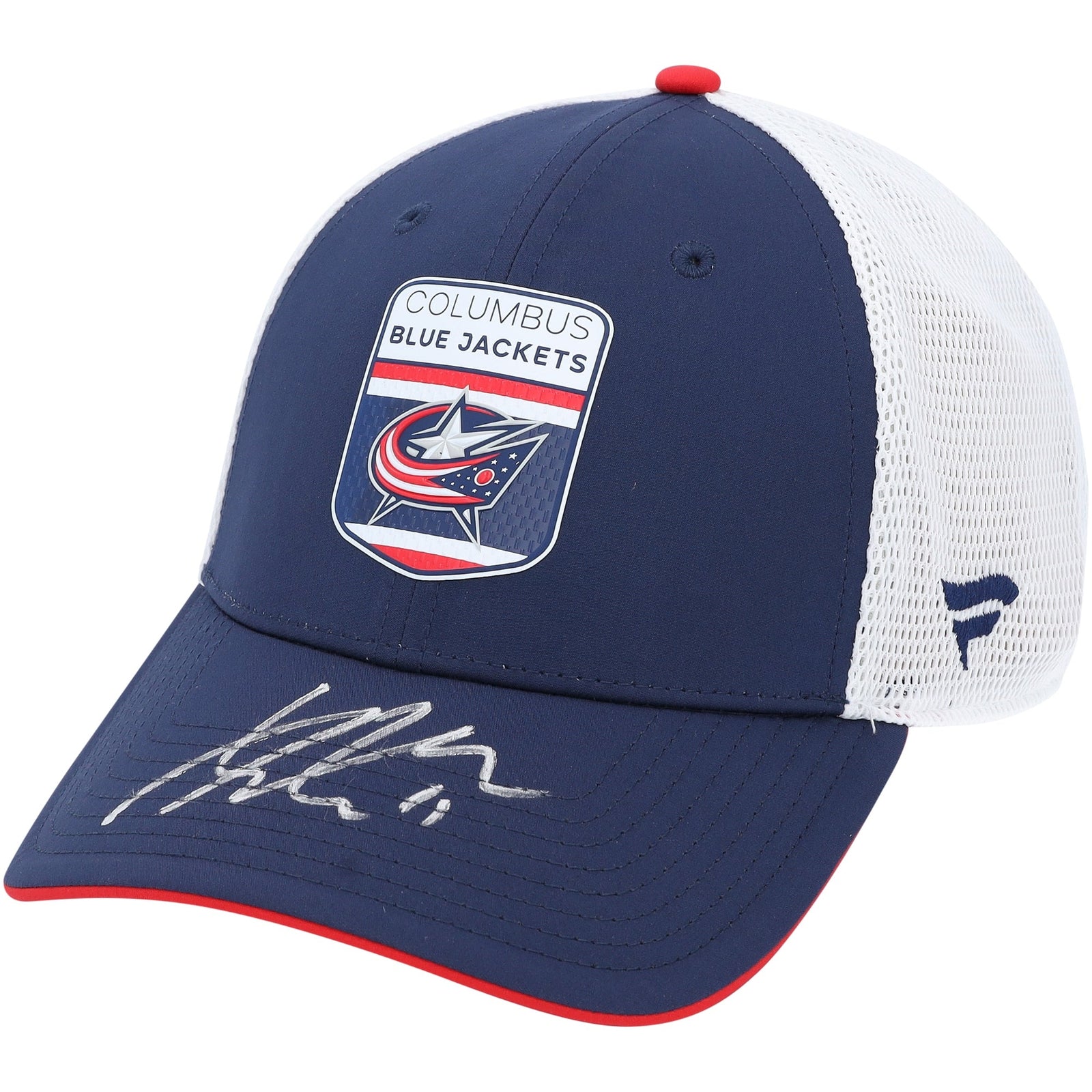 Adam Fantilli Columbus Blue Jackets Autographed Fanatics Authentic 2023 NHL Draft Cap - The Ballers Bank