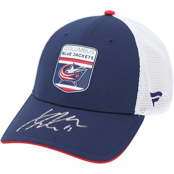 Adam Fantilli Columbus Blue Jackets Autographed Fanatics Authentic 2023 NHL Draft Cap - The Ballers Bank
