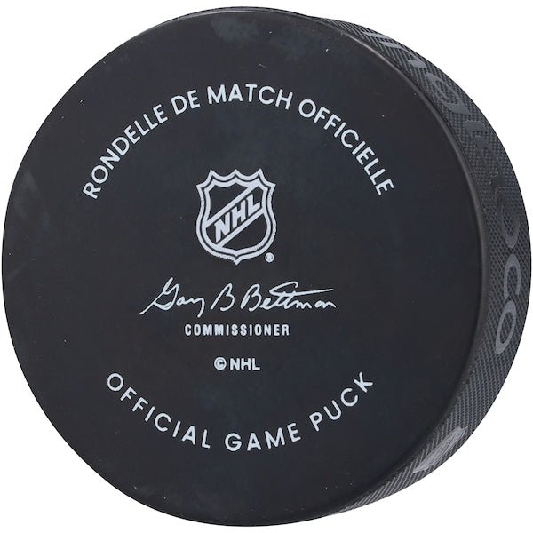 Adin Hill Vegas Golden Knights Autographed Fanatics Authentic 2024 Winter Classic Official Game Puck - The Ballers Bank