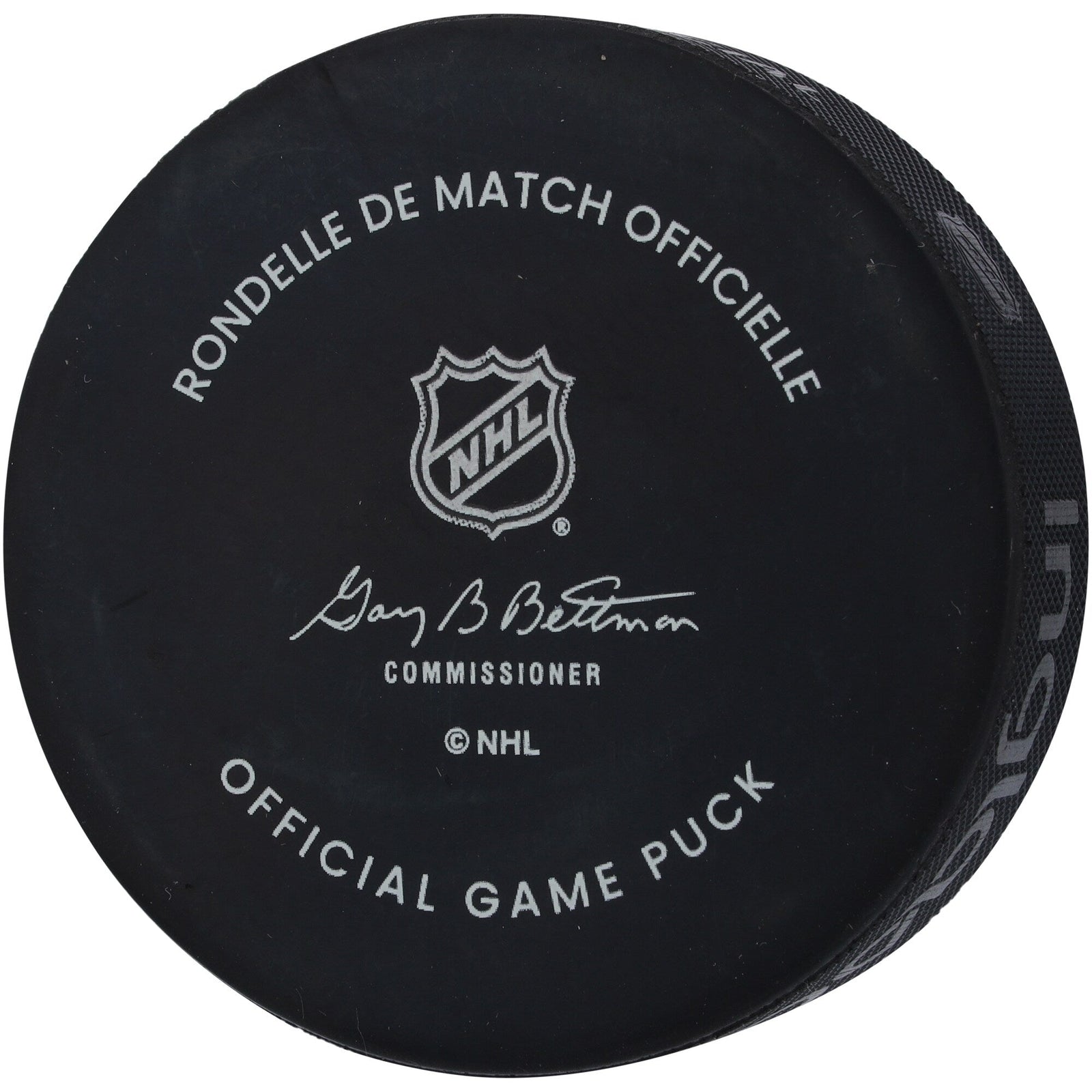 Adin Hill Vegas Golden Knights Autographed Fanatics Authentic Official Game Puck - The Ballers Bank