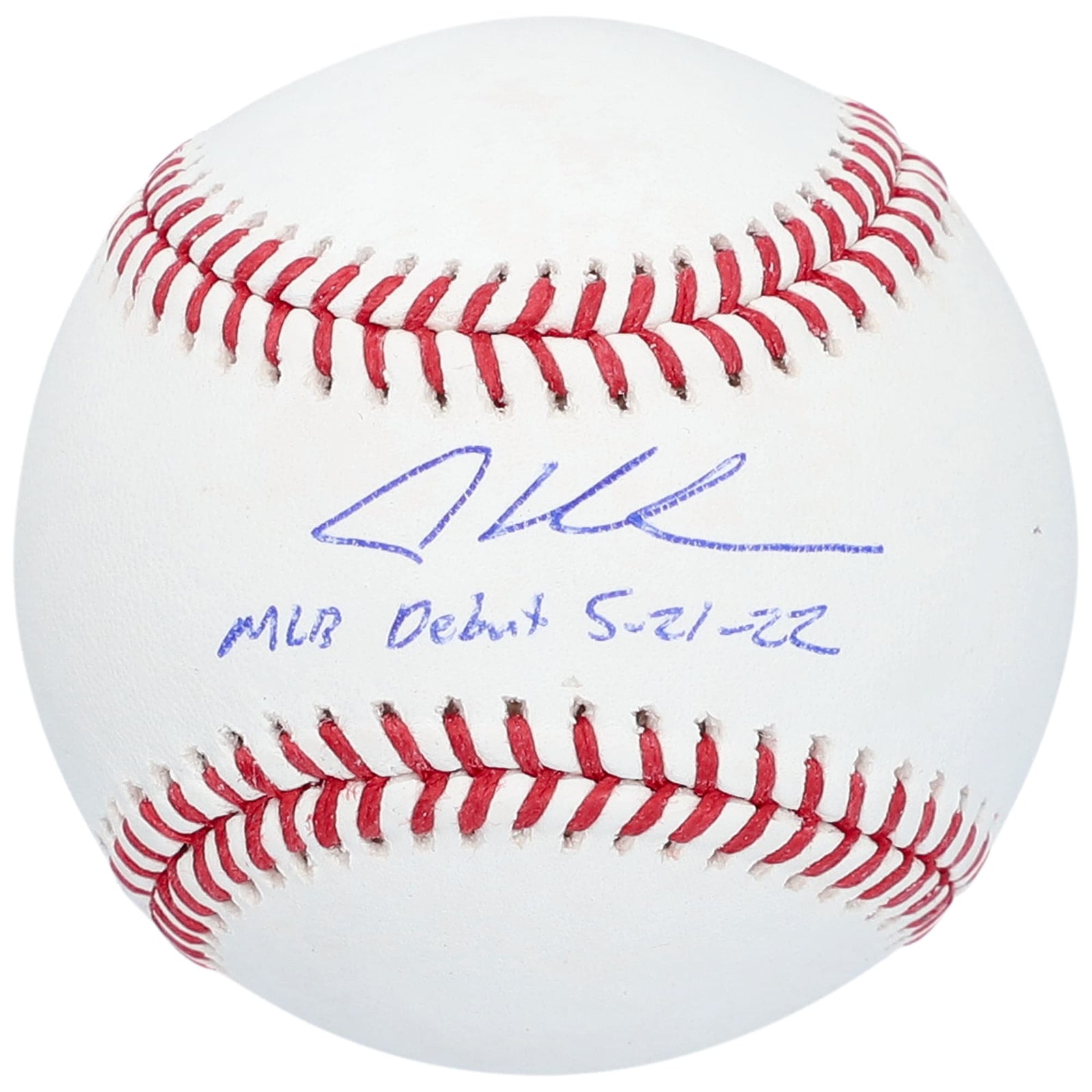 Adley Rutschman Baltimore Orioles Fanatics Authentic Autographed Baseball with "MLB Debut 5 - 21 - 22" Inscription - The Ballers Bank