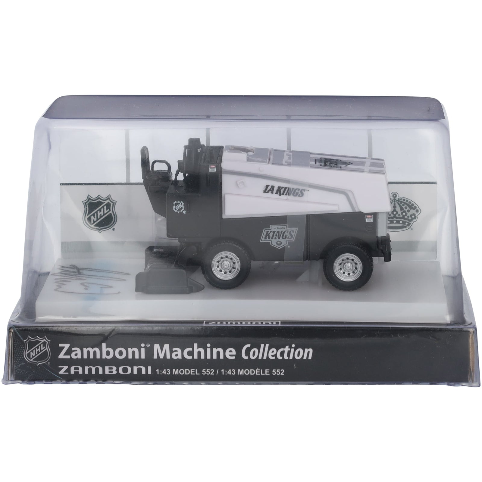 Adrian Kempe Los Angeles Kings Autographed Fanatics Authentic 1:43 Scale Die - Cast Zamboni - The Ballers Bank