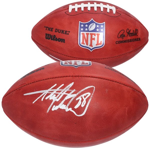 Adrian Peterson Minnesota Vikings Fanatics Authentic Autographed Wilson Duke Full Color Pro Football - The Ballers Bank