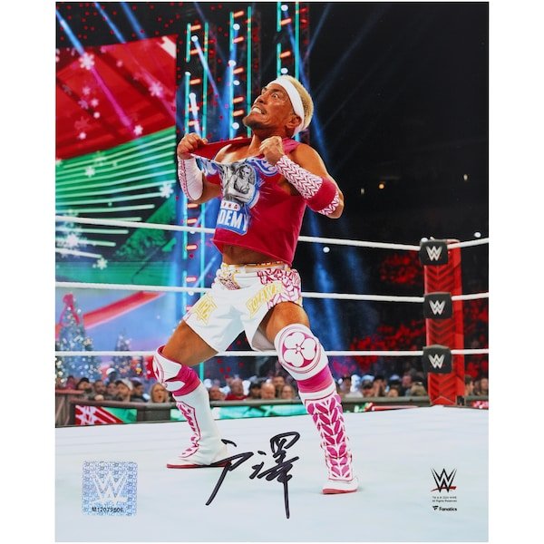 Akira Tozawa WWE Autographed Fanatics Authentic 8" x 10" Ripping Shirt Photograph - The Ballers Bank