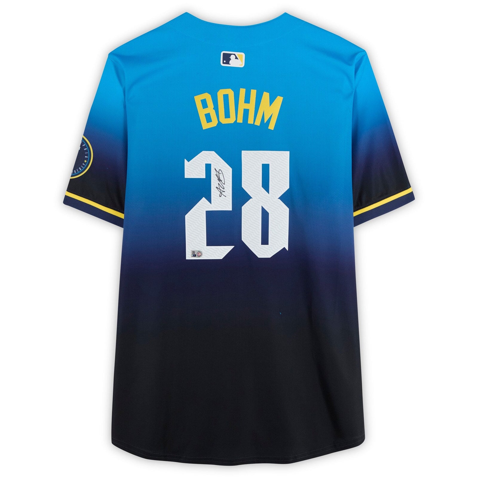 Alec Bohm Philadelphia Phillies Autographed Fanatics Authentic Light Blue City Connect Limited Jersey - The Ballers Bank