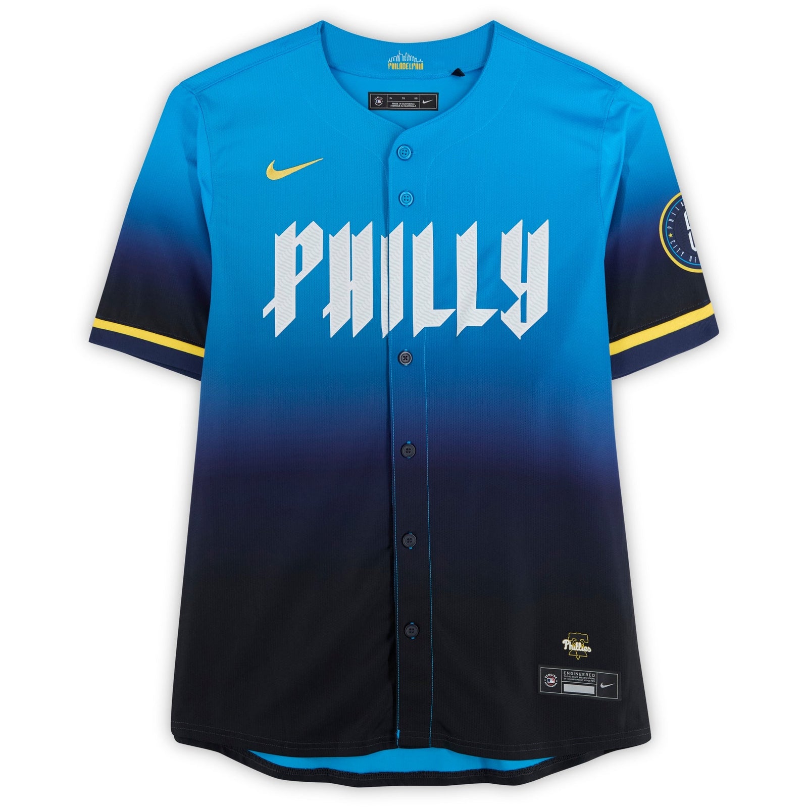 Alec Bohm Philadelphia Phillies Autographed Fanatics Authentic Light Blue City Connect Limited Jersey - The Ballers Bank