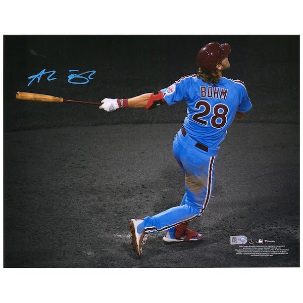 Alec Bohm Philadelphia Phillies Fanatics Authentic Autographed 11" x 14" Spotlight Photograph - The Ballers Bank
