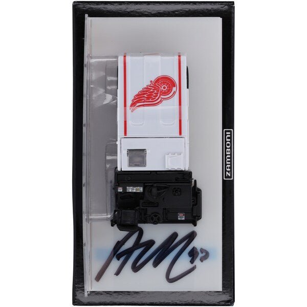 Alex DeBrincat Detroit Red Wings Autographed Fanatics Authentic 1:43 Scale Die - Cast Zamboni - The Ballers Bank