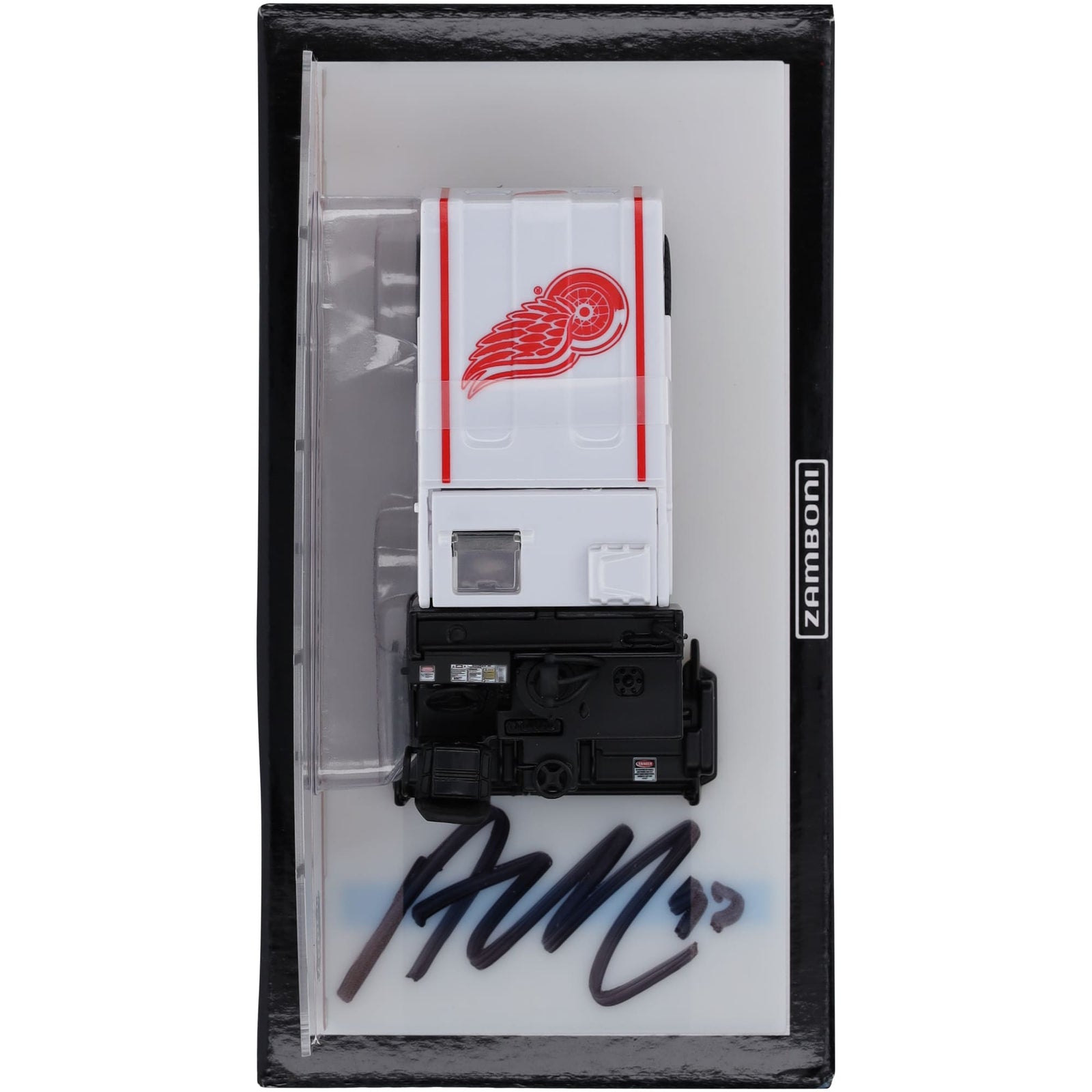 Alex DeBrincat Detroit Red Wings Autographed Fanatics Authentic 1:43 Scale Die - Cast Zamboni - The Ballers Bank