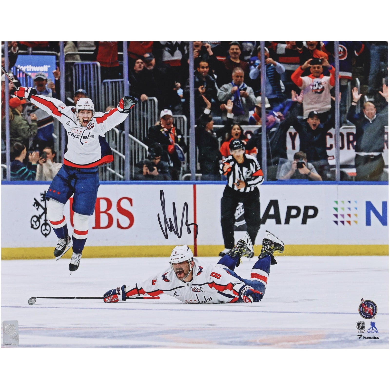 Alexander Ovechkin Washington Capitals Autographed Fanatics Authentic 16" x 20" 895th Goal Celebration Photograph - The Ballers Bank