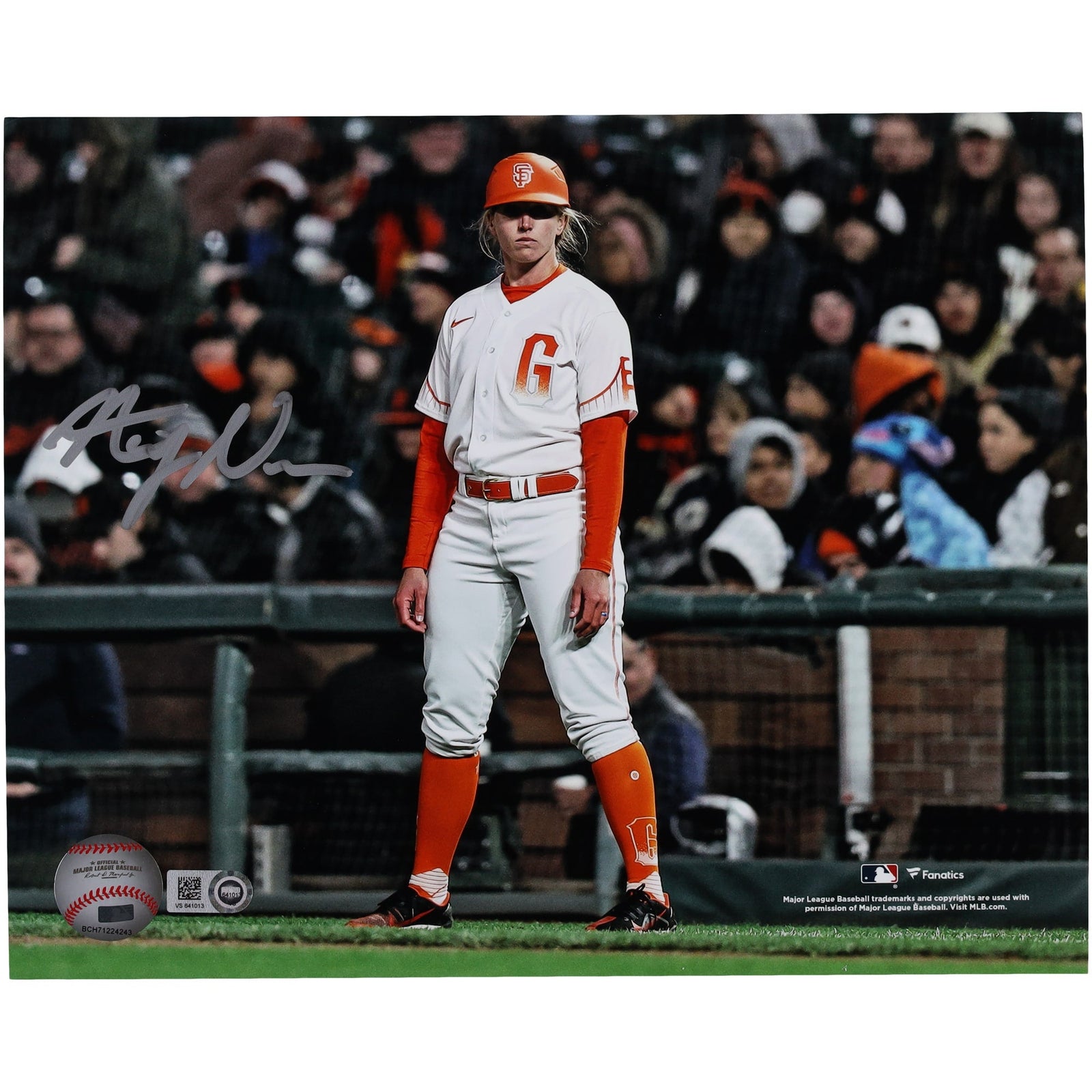 Alyssa Nakken San Francisco Giants Fanatics Authentic Autographed 8" x 10" Coaching Photograph - The Ballers Bank