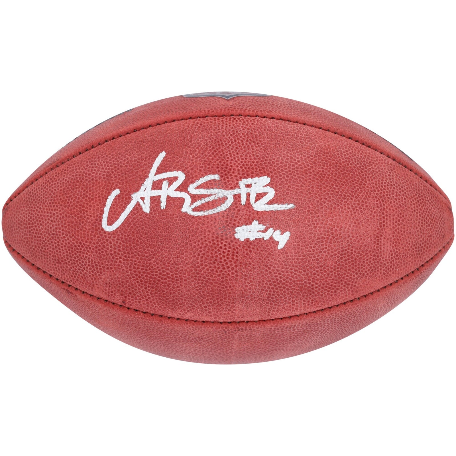 Amon - Ra St. Brown Detroit Lions Autographed Fanatics Authentic Duke Full Color Football - The Ballers Bank