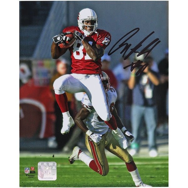Anquan Boldin Arizona Cardinals Autographed Fanatics Authentic 8" x 10" Jump Catch Vertical Photograph - The Ballers Bank