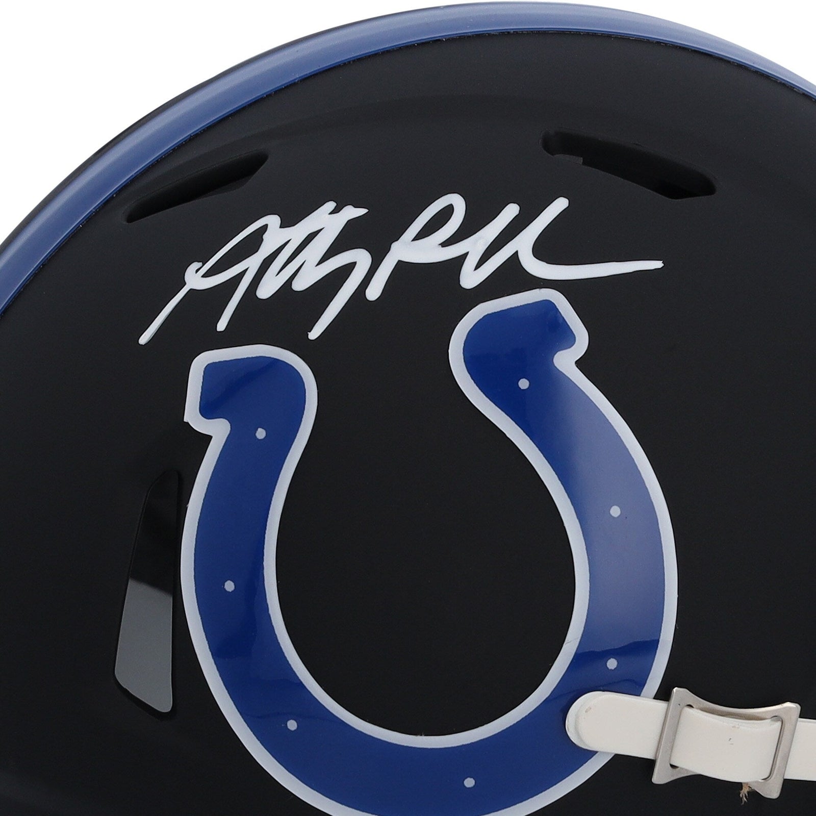 Anthony Richardson Indianapolis Colts Fanatics Authentic Autographed Riddell Black Matte Speed Mini Helmet - The Ballers Bank