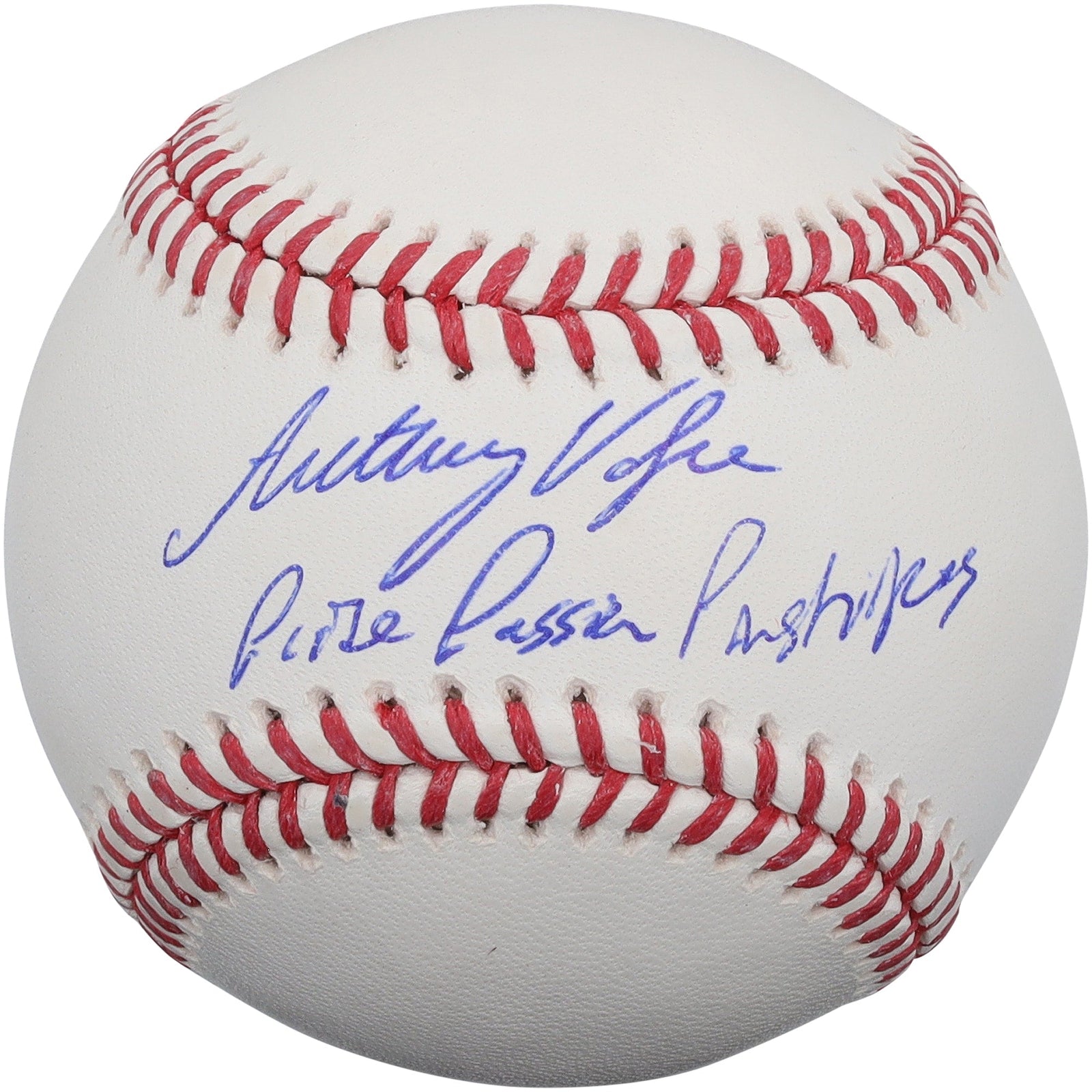 Anthony Volpe New York Yankees Autographed Fanatics Authentic Baseball with "Pride. Passion. Pinstripes." Inscription - The Ballers Bank
