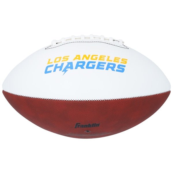 Antonio Gates San Diego Chargers Autographed Fanatics Authentic Franklin White Panel Football with "HOF 25" Inscription - The Ballers Bank