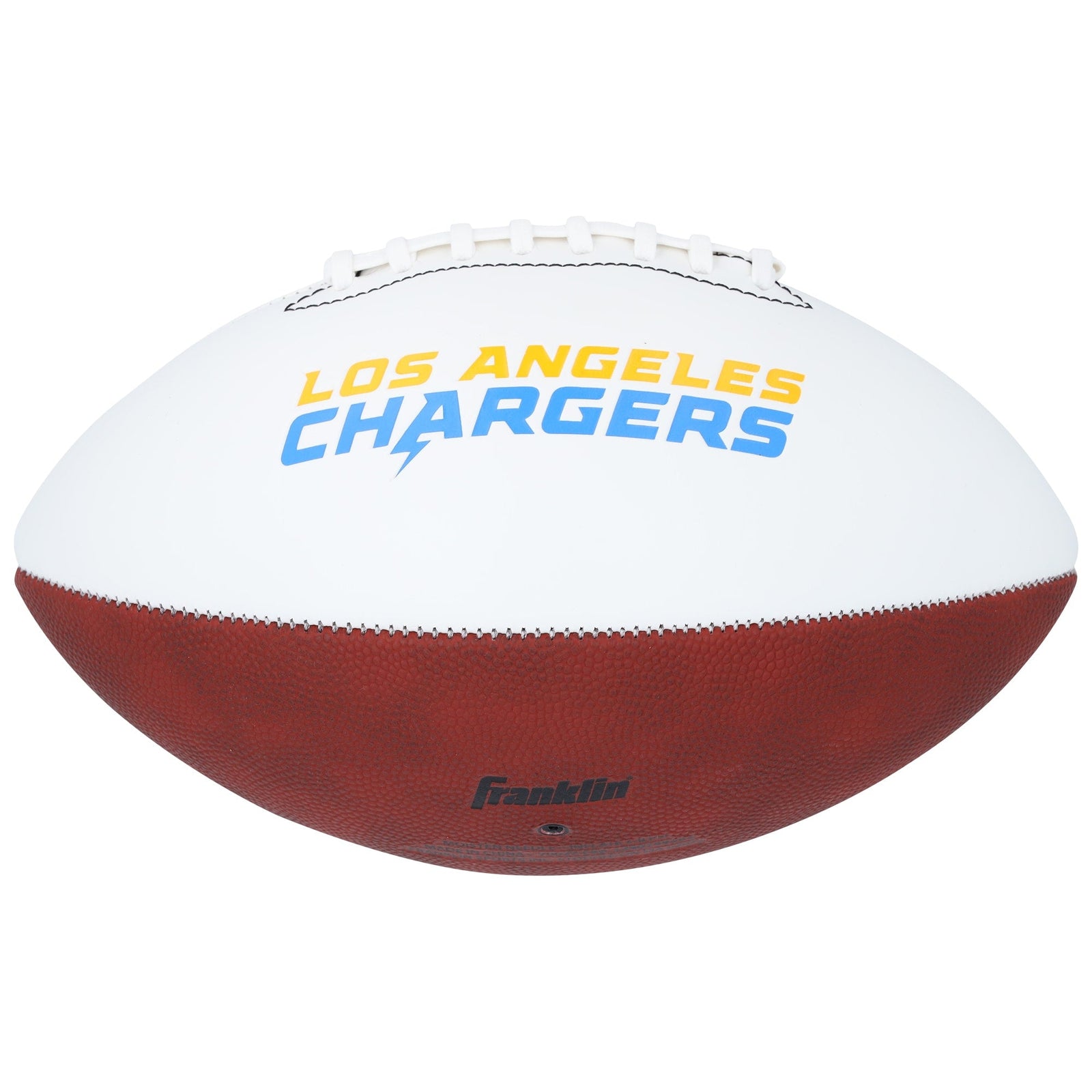 Antonio Gates San Diego Chargers Autographed Fanatics Authentic Franklin White Panel Football with "HOF 25" Inscription - The Ballers Bank