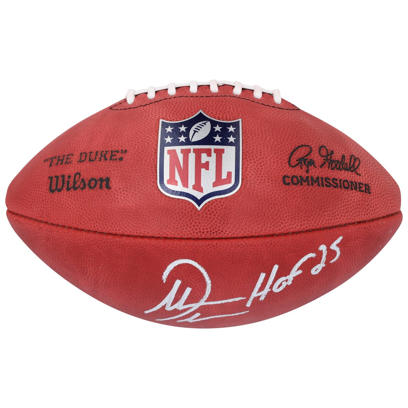 Antonio Gates San Diego Chargers Autographed Fanatics Authentic Wilson Duke Full Color Football with "HOF 25" Inscription - The Ballers Bank
