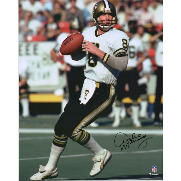 Archie Manning New Orleans Saints Fanatics Authentic Autographed 16" x 20" Dropback Photographed - The Ballers Bank