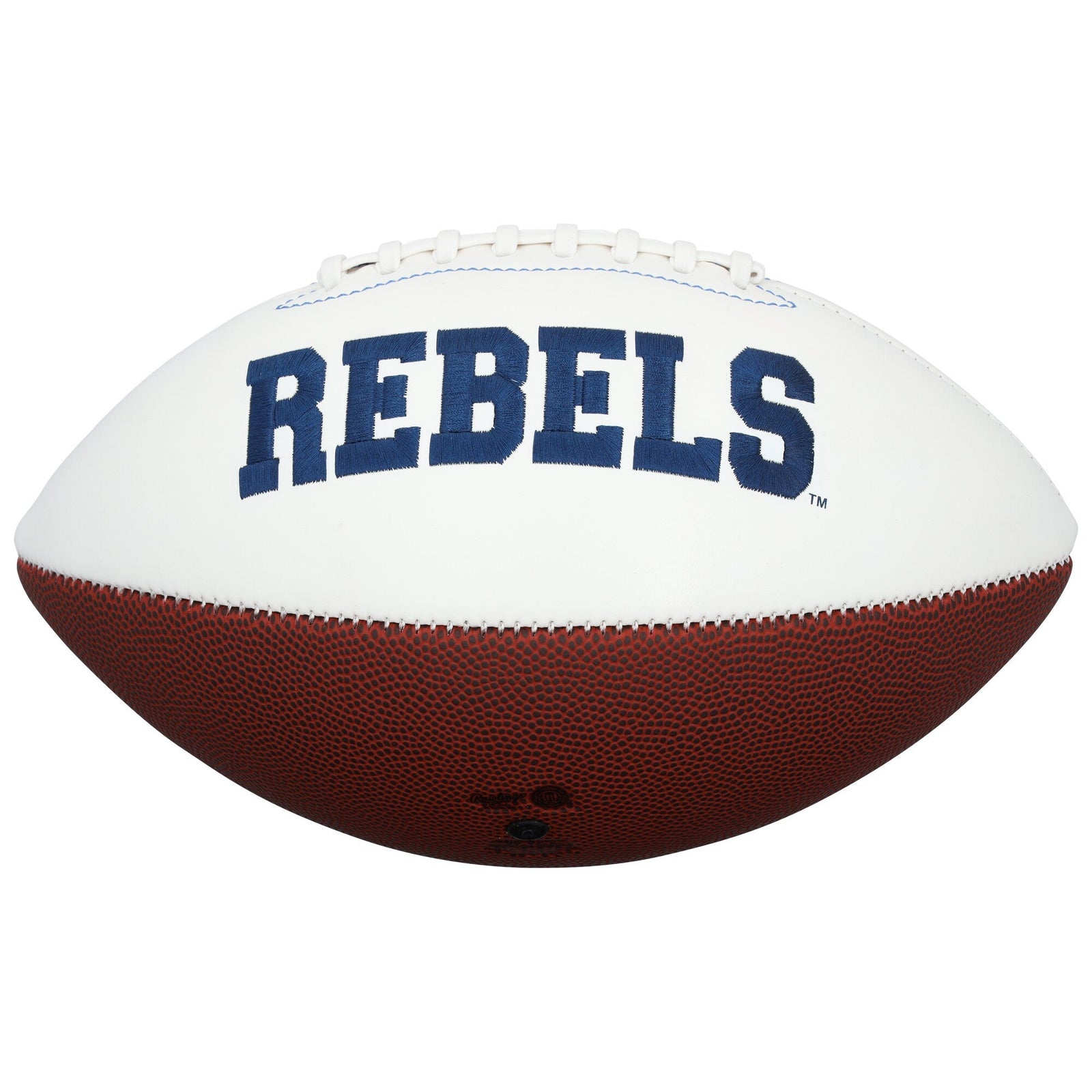 Archie Manning Ole Miss Rebels Autographed Fanatics Authentic White Panel Football - Signed with 18 - The Ballers Bank