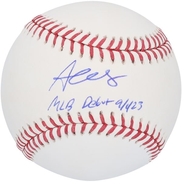 Austin Wells New York Yankees Autographed Fanatics Authentic Baseball with "MLB Debut 9/1/23" Inscription - The Ballers Bank