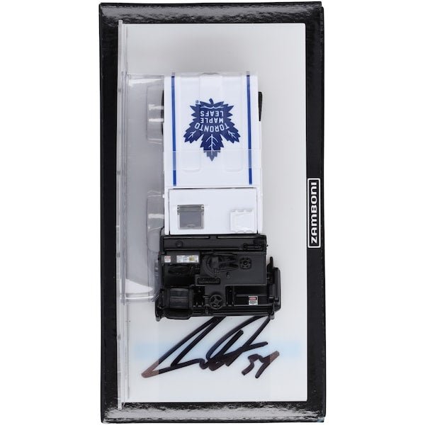 Auston Matthews Toronto Maple Leafs Autographed Fanatics Authentic 1:43 Scale Die - Cast Zamboni - The Ballers Bank