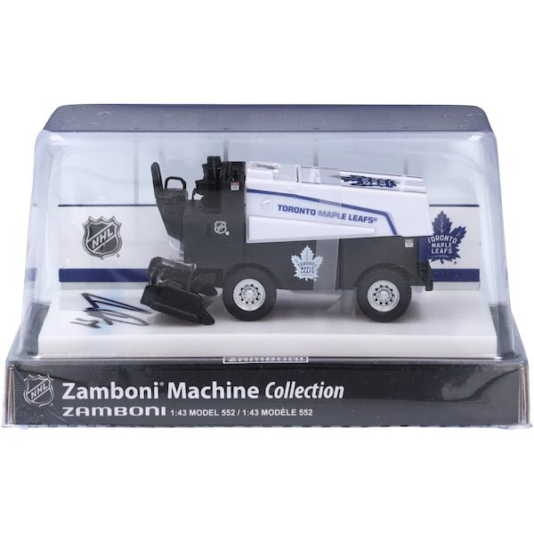 Auston Matthews Toronto Maple Leafs Autographed Fanatics Authentic 1:43 Scale Die - Cast Zamboni - The Ballers Bank