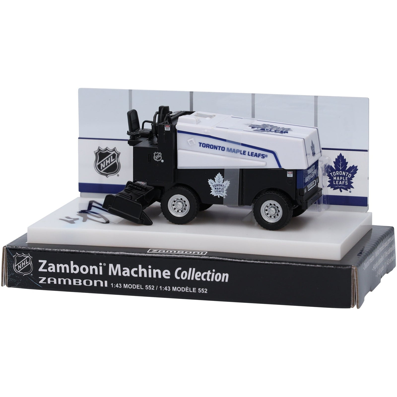 Auston Matthews Toronto Maple Leafs Autographed Fanatics Authentic 1:43 Scale Die - Cast Zamboni - The Ballers Bank